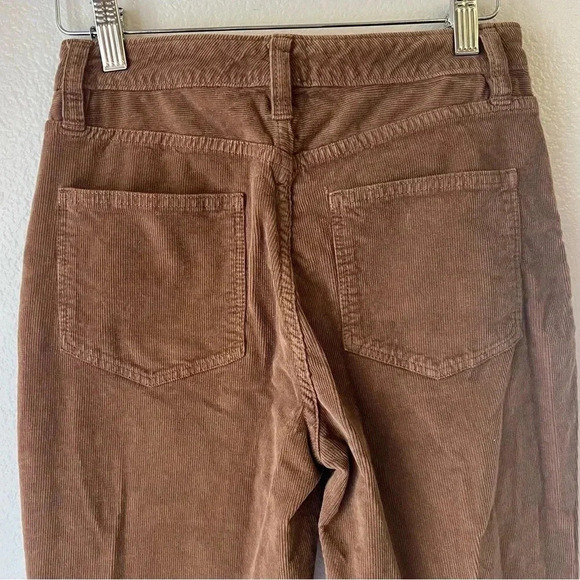 Faherty Julianne dyed corduroy straight leg pants jeans 26 organic cotton fall - Picture 8 of 9
